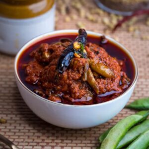 Beans pickle ( చిక్కుడు కాయ పచ్చడి )