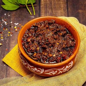 Sorrel Red Chilli Pickle ( గోంగూర పండు మిర్చి  పచ్చడి  )