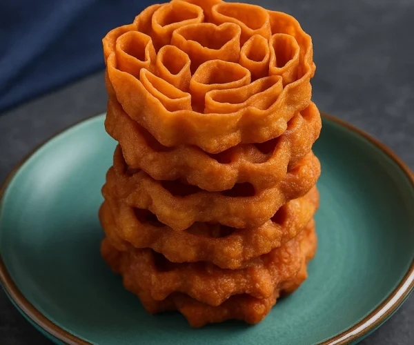 Chaklis on a Turquoise Plate